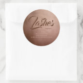 バラ金ゴールドラッシュスタジオ美しいショップラグジュアリーエレガント ラウンドシール (バッグ)