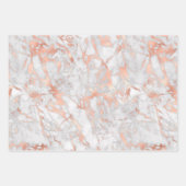 バラ金ゴールドラッピング紙フラットシートセット3 ラッピングペーパーシート (正面)