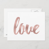 バラ金ゴールドラブポストカード ポストカード (正面/裏面)