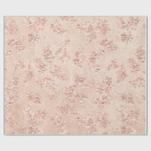 バラ金ゴールドリースカッパーグリッターブライド誕生日 ラッピングペーパー (フラット)