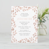 バラ金ゴールドリービッ縁どクシャワー招待状 招待状 (スタンド正面)