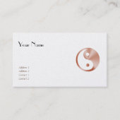 バラ金ゴールドルック陰陽 名刺 (正面)