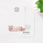 バラ金ゴールドレースカスタムロゴホワイトイヤリング表示 (デスク)