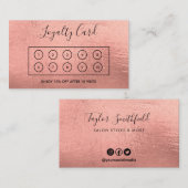 バラ金ゴールドロイヤリティカード 名刺 (正面/裏面)