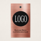 バラ金ゴールドロゴとバーコード価格ラベル (正面)