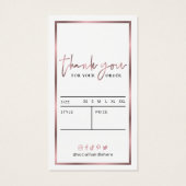 バラ金ゴールドロゴシックラックスアパレル価格ラベルラベル (裏面)