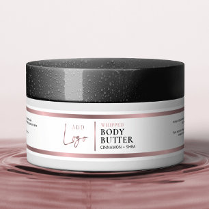 バラ金ゴールドロゴ4 OZコスメティックJAR Waterprofラベル シール