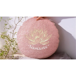 バラ金ゴールドロータスヨガスタジオメディテーションインストラクター ラウンドクッション
