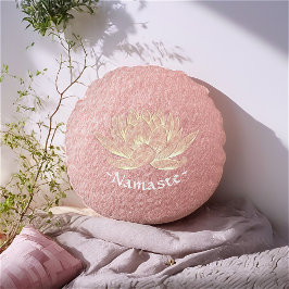 バラ金ゴールドロータスヨガスタジオメディテーションインストラクター ラウンドクッション