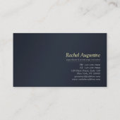 バラ金ゴールドロータスヨガ瞑想霊気インストラクター 名刺 (裏面)