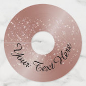 バラ金ゴールドワイングラス名タグ ワイングラスタグ (裏面)