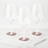 バラ金ゴールドワイングラス名タグ ワイングラスタグ (セット)