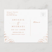 バラ金ゴールドヴィンテージ書の保存日付 案内ポストカード (裏面)