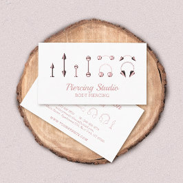 バラ金ゴールド体ピアシングスタジオ 名刺