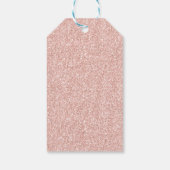 バラ金ゴールド共産主義赤面フローラ ギフトタグ (裏面)