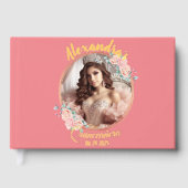 バラ金ゴールド写真ヴィンテージボホキンセニェラスペインの ゲストブック (正面)