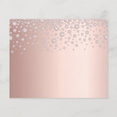 バラ金ゴールド写真予算洗礼サンキューカード (裏面)