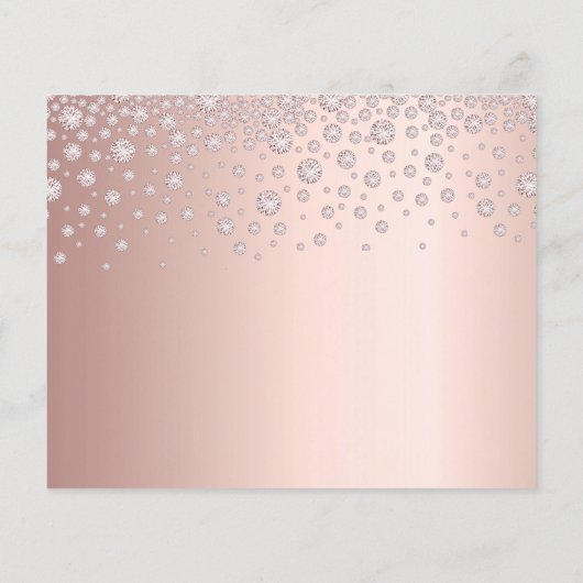 バラ金ゴールド写真予算洗礼サンキューカード (裏面)