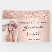 バラ金ゴールド写真卒業パーティー 横断幕 (横)