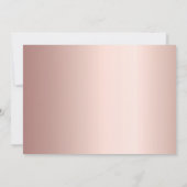 バラ金ゴールド写真誕生日 セーブザデート (裏面)