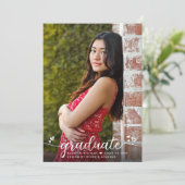 バラ金ゴールド卒業フォトスクモダンリプトハート 案内状 (スタンド正面)