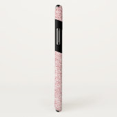 バラ金ゴールド及びグリッターモノグラエレガントム Case-Mate iPhoneケース (裏面/右)