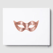 バラ金ゴールド及び薄紫グリッタープリンセスキンセアニラ ゲストブック (裏面)