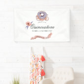 バラ金ゴールド及び薄紫グリッタープリンセスキンセアニラ 横断幕 (インサイチュ)