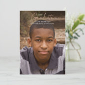 バラ金ゴールド台本卒業1写真卒業パーティー 招待状 (スタンド正面)