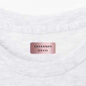 バラ金ゴールド名ガール ラベル (貼付)