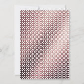 バラ金ゴールド変更プランの結婚延期カード 招待状 (裏面)