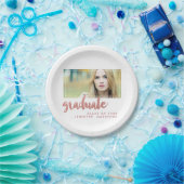 バラ金ゴールド大学院 | 卒業紙プレート ペーパープレート (パーティー)