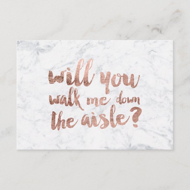 バラ金ゴールド大理石は通路を歩いてくれる (正面)