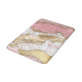 バラ金ゴールド大理石グリッターゲート バスマット (アングル)