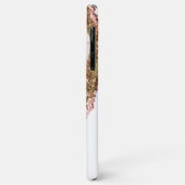 バラ金ゴールド大理石グリッターモノグラム Case-Mate iPhoneケース (裏面/左)