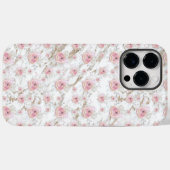 バラ金ゴールド大理石パターン Case-Mate iPhoneケース (裏面 (横))