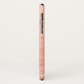 バラ金ゴールド大理石フェイクプリントモノグラム Case-Mate iPhoneケース (裏面/左)