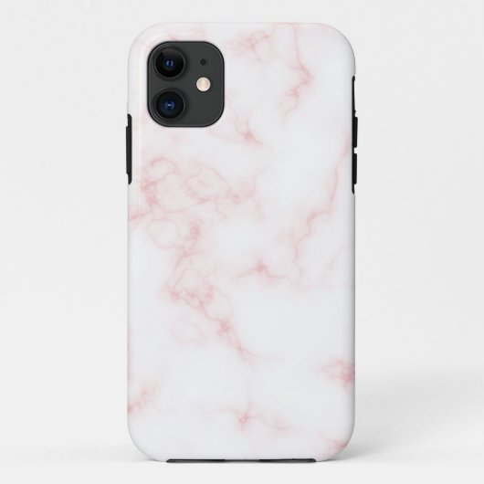 バラ金ゴールド大理石ルックiPhone 11ケース Case-Mate iPhoneケース (裏面)