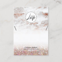 バラ金ゴールド大理石ロゴネックレスブレスレット 