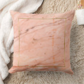 バラ金ゴールド大理石組織 クッション (ブランケット)