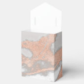 バラ金ゴールド大理石銅ハート16th銀色 フェイバーボックス (オープン)