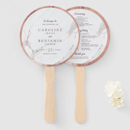 バラ金ゴールド大理石高級モダン結婚計画 ハンドファン