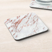 バラ金ゴールド大理石 コースター (左側)