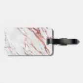 バラ金ゴールド大理石 ラゲッジタグ (裏面横)