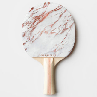 バラ金ゴールド大理石 卓球ラケット