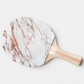 バラ金ゴールド大理石 卓球ラケット (横)