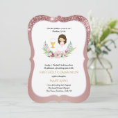 バラ金ゴールド女子フローラファーストホーリーコミュニオン 招待状 (スタンド正面)