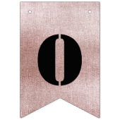 バラ金ゴールド婚約パーティバントフラグ バンティングフラッグ (第2の旗)