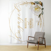 バラ金ゴールド婚約背景 タペストリー (インサイチュ)