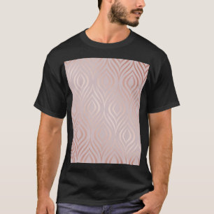 バラ金ゴールド孔雀の羽，ヴィンテージ Tシャツ
